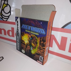 メトロイド ゼロ ミッション GBA 交換用ボックス - 任天堂 ゲームボーイアドバンス - 世界最高品質のボックス!