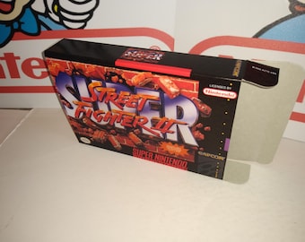 Super Street Fighter II 2 Replacement Box - Super Nintendo SNES - Highest Quality Boxes in the World!