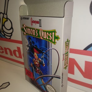 Castlevania II (2): Simon&#39;s Quest Replacement Box - Nintendo NES - Highest Quality Boxes in the World!