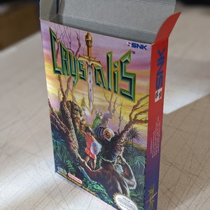 Crystalis Replacement Box - Nintendo NES - Highest Quality Boxes in the World!