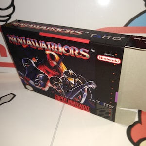 Ninja Warriors Replacement Box - Super Nintendo SNES - Highest Quality Boxes in the World!
