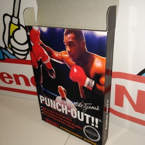 Mike Tyson's Punch Out!! Pudełko zastępcze - Nintendo NES - Pudełka najwyższej jakości na świecie!