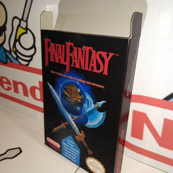 Final Fantasy Replacement Box - Nintendo NES - Highest Quality Boxes in the World!