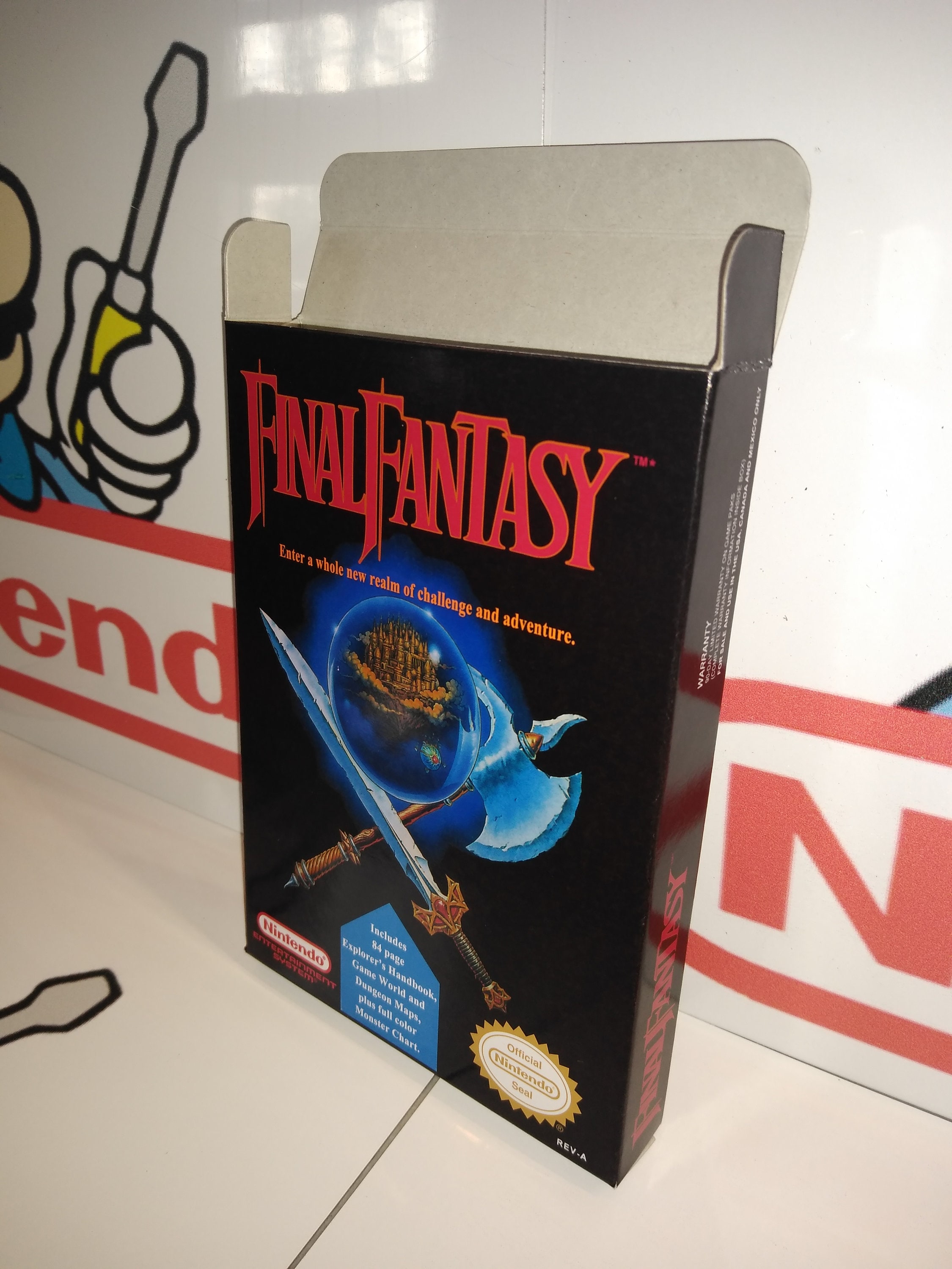 Final Fantasy Replacement Box - Nintendo NES - Highest Quality