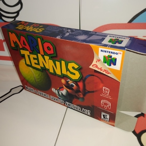 Mario Tennis Replacement Box - N64 Nintendo 64 - Highest Quality Boxes in the World!