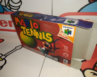 マリオテニス バーチャルボーイ ボックスマニュアルとトレイ - ゲーム