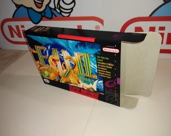 E.V.O.: Search for Eden Replacement Box - Super Nintendo SNES - Highest Quality Boxes in the World!