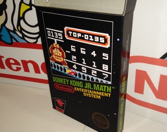 Caja de repuesto Donkey Kong Jr. Math - Nintendo NES - ¡Cajas de la más alta calidad del mundo!