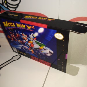 Mega Man X2 Replacement Box - Super Nintendo SNES - Highest Quality Boxes in the World!