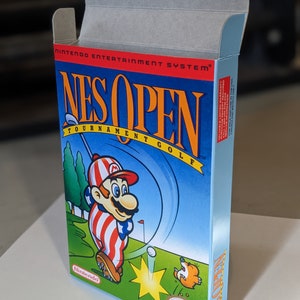 NES Open Tournament Golf Replacement Box - Nintendo NES - Highest Quality Boxes in the World!