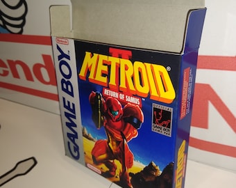Metroid II (2) Return of Samus Replacement Box - Nintendo