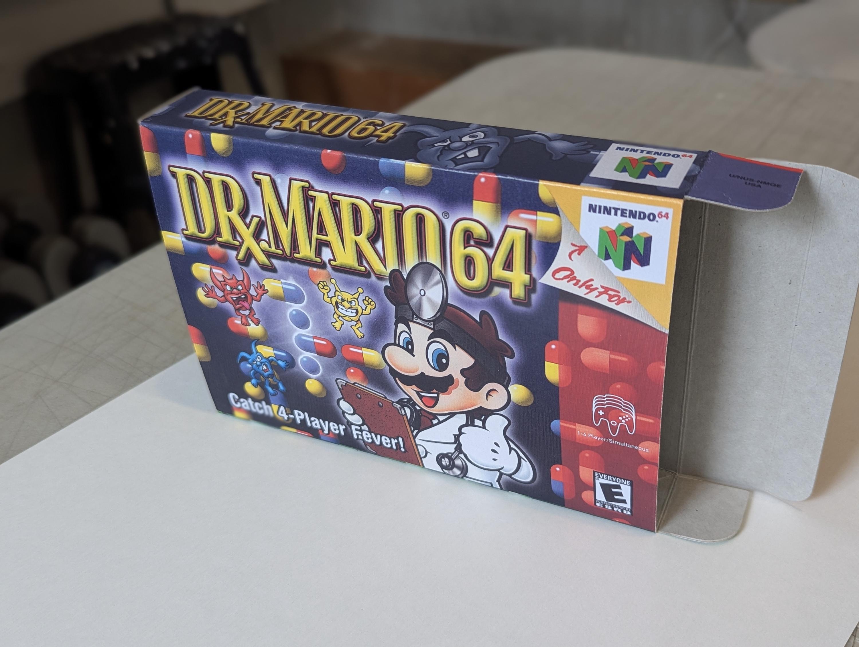 ドクターマリオ 64 交換用ボックス - N64 ニンテンドー 64 - 世界最高