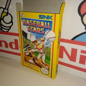 Baseball Stars Replacement Box - Nintendo NES - Highest Quality Boxes in the World!