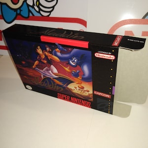 Aladdin Replacement Box - Super Nintendo SNES - Highest Quality Boxes in the World!