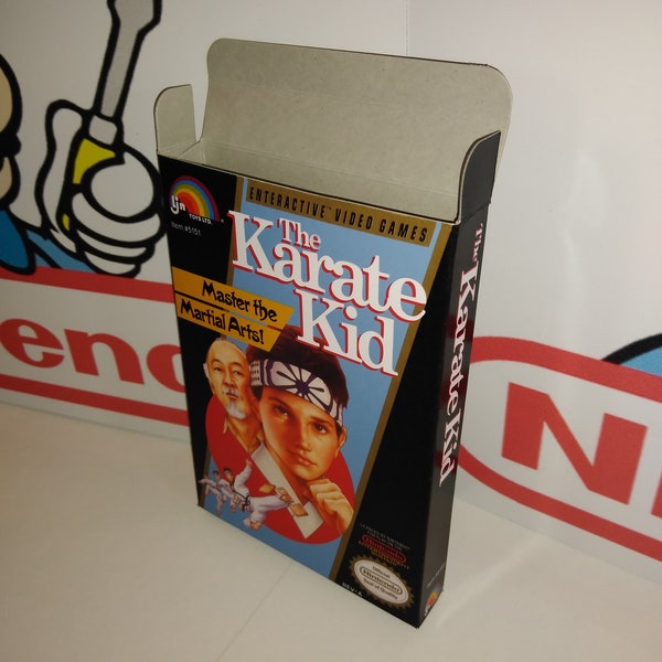 The Karate Kid Replacement Box - Nintendo NES - Highest Quality Boxes in the World!