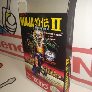 Ninja Gaiden II 2 Replacement Box - Nintendo NES - Highest Quality Boxes in the World!