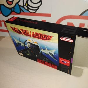 UN Squadron Replacement Box - Super Nintendo SNES - Highest Quality Boxes in the World!