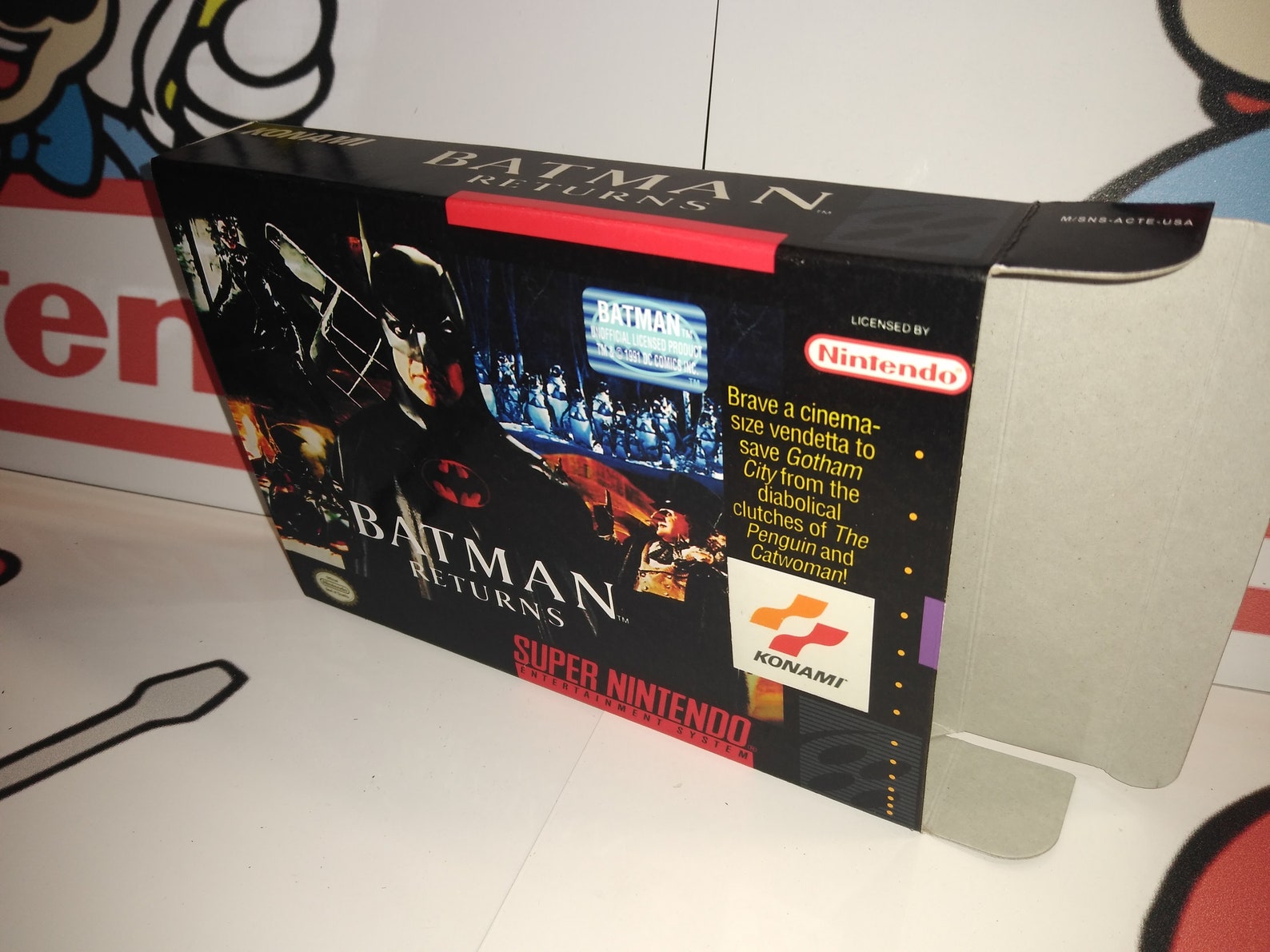 Batman Returns Replacement Box - Super Nintendo SNES - Highest Quality ...