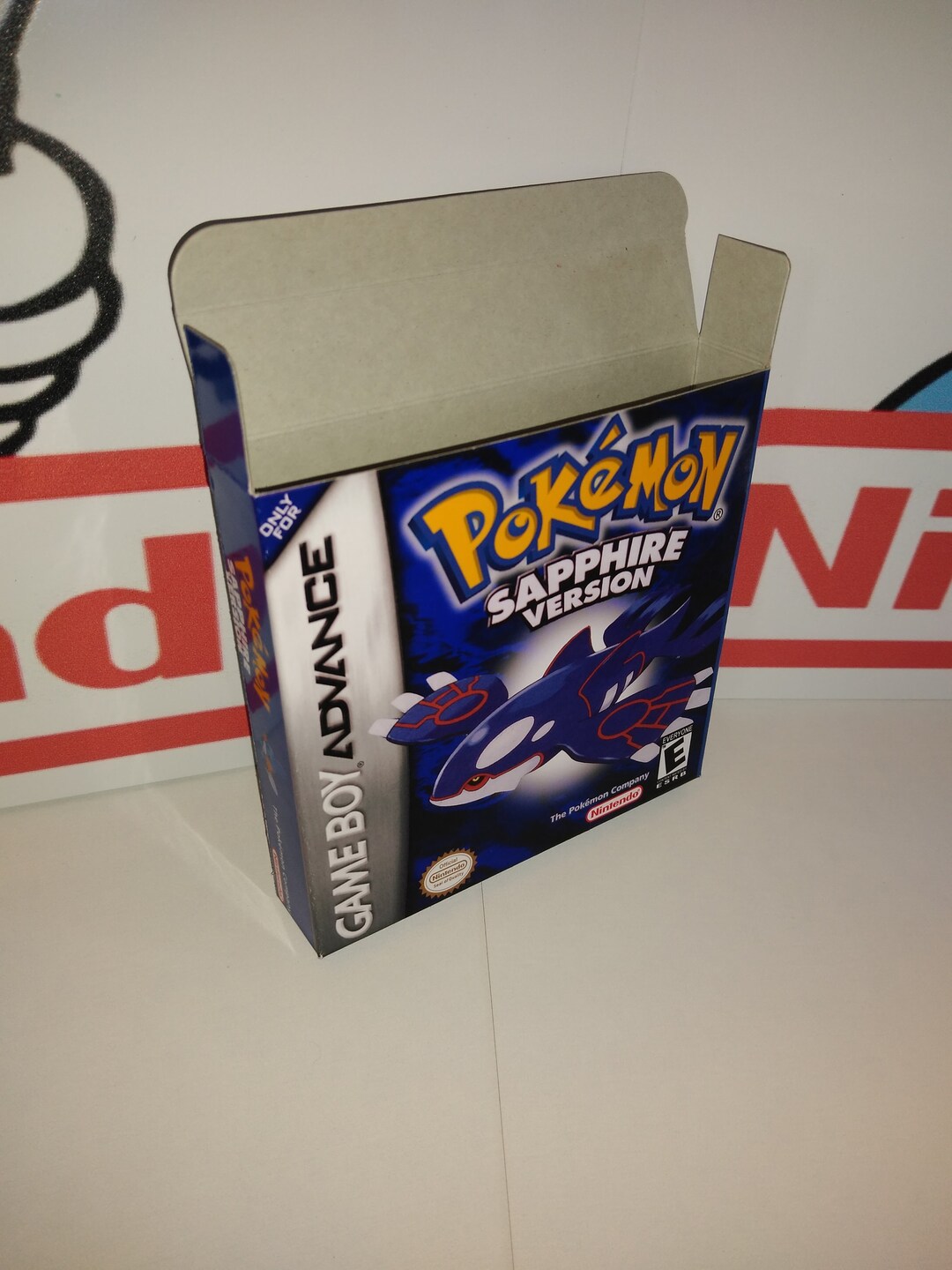 Gba Video Boxes Pokemon Sapphire GBA Replacement Box - Pokémon Nintendo Game Boy ...