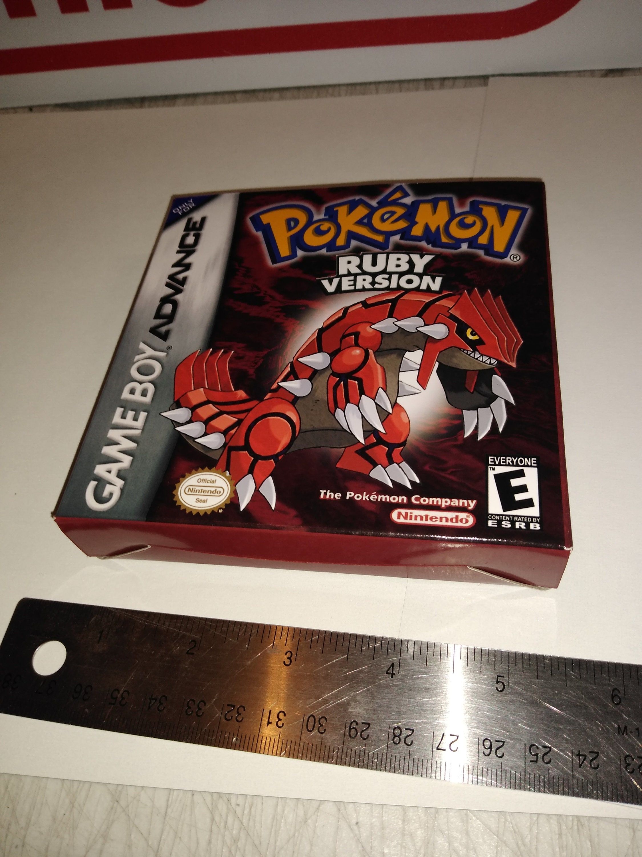 Pokemon Ruby GBA Replacement Box - Pokémon Nintendo Game Boy Advance ...