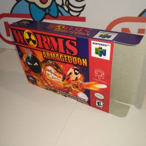 Worms Armageddon Replacement Box - N64 Nintendo 64 - Highest Quality Boxes in the World!