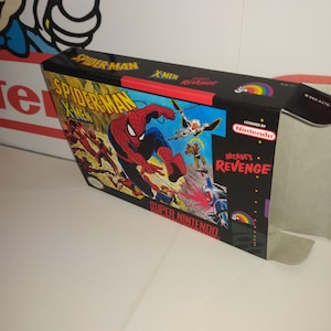 Pudełko zastępcze do gry Spider-Man and the X-Men in Arcade's Revenge - Super Nintendo Punch Out SNES - najwyższej jakości pudełka na świecie!