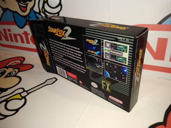 Star Fox 2 Replacement Box - Super Nintendo SNES - Highest Quality
