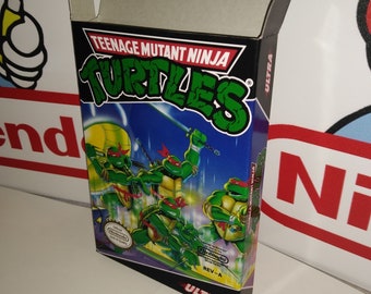 Teenage Mutant Ninja Turtles Replacement Box - TMNT Nintendo NES - Highest Quality Boxes in the World!