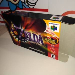 ゼルダの伝説 ムジュラの仮面 交換用ボックス - ムジュラの仮面 N64 Nintendo 64 - 世界最高品質のボックス!