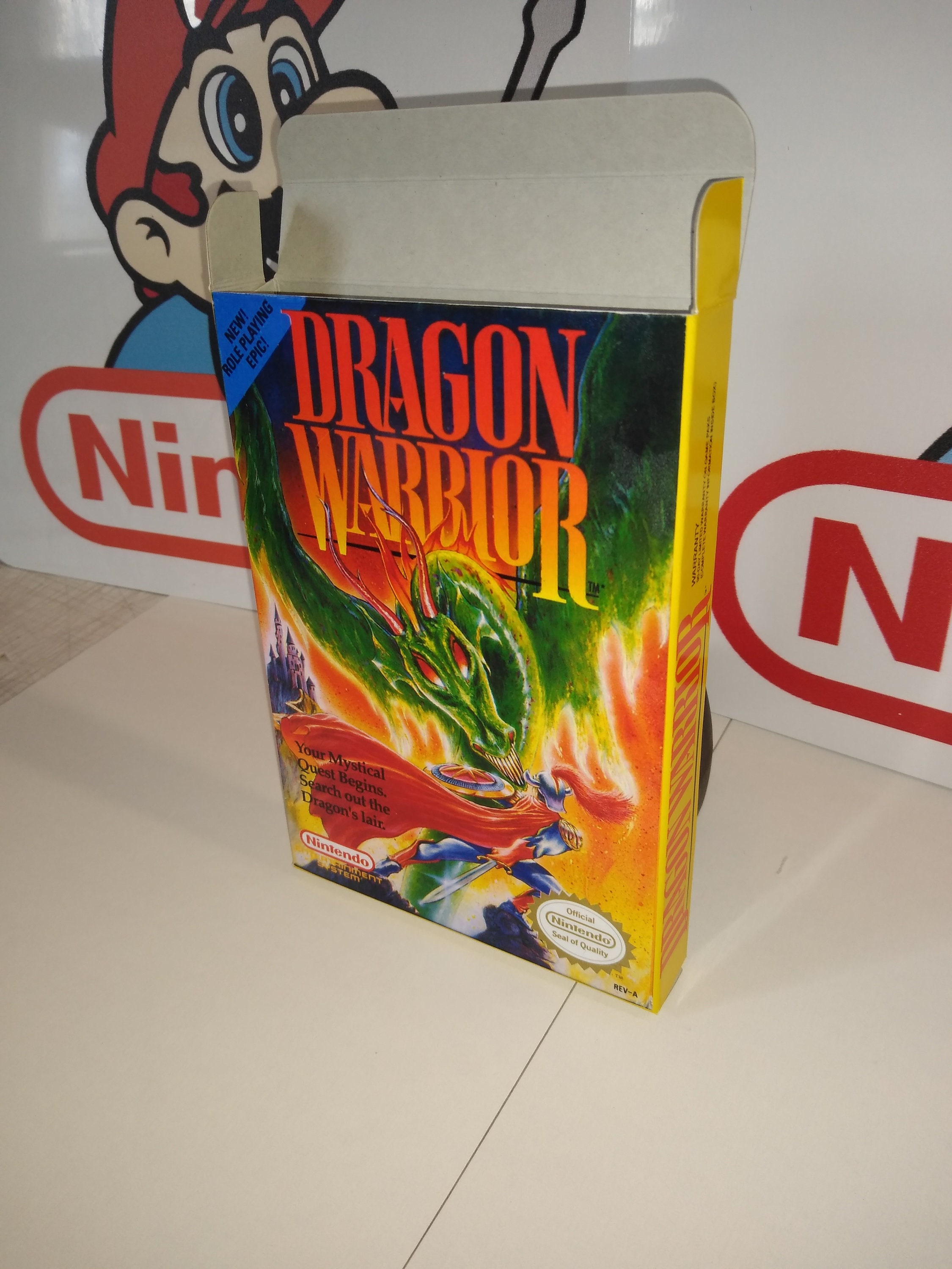 Dragon Warrior Replacement Box - Dragon Quest Nintendo NES
