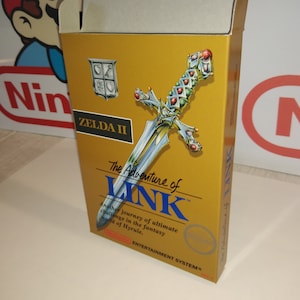 Zelda 2 The Adventure of Link Replacement Box - Nintendo NES - Highest Quality Boxes in the World!