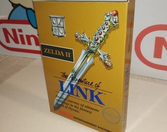 Zelda 2 The Adventure of Link - Pudełko zastępcze na Nintendo NES - Pudełka najwyższej jakości na świecie!