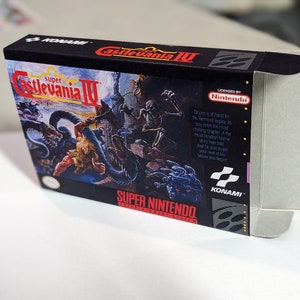 スーパー キャッスルヴァニア IV 4 交換用ボックス - スーパー ニンテンドー SNES - 世界最高品質のボックス!