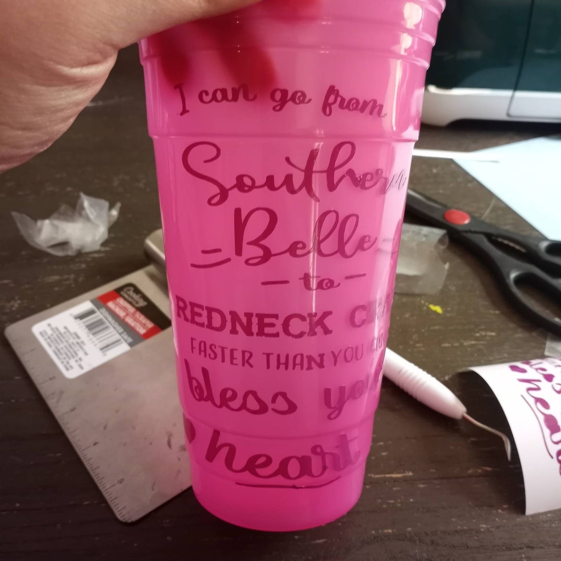 Custom 36oz Color Changing Cup Etsy