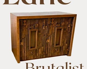 Paul Evans for Lane Brutalist Nightstand 1970’s MCM