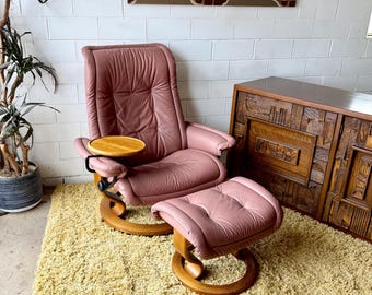 Ekornes Stressless Chair + Ottoman