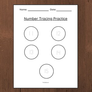 1 to 100 Number Tracing Worksheets, Traceable Numbers, Preschool ...