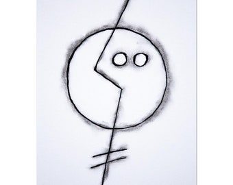 Modern Minimalist Wall Art, Digital Print, Monochrome, abstract shapes, Boho home decor, gift.