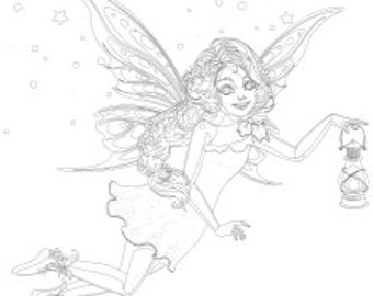 Fairies Coloring Pages 10 images