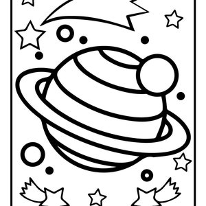 Space Coloring Pages - 20 Themed Space Pages- Astronauts, Planets ...
