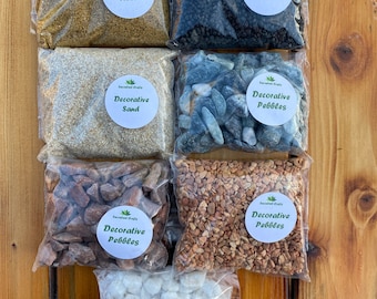 Terrarium/Pot Decorative Pebbles/Sand