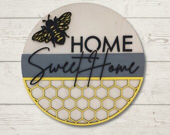 3D Welcome Sign - Honey Bee