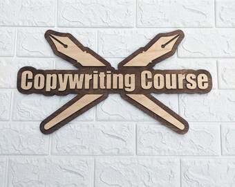 Custom Wood Logo Sign, Icon sign or text sign. - Small business sign -- branded wood logo,