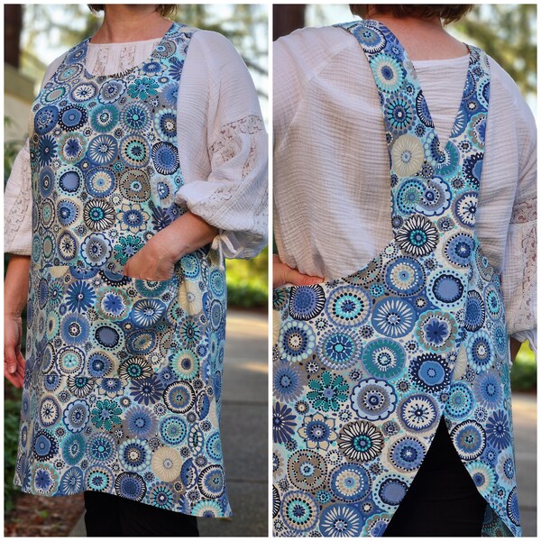 Cross Back Apron Pattern - Etsy