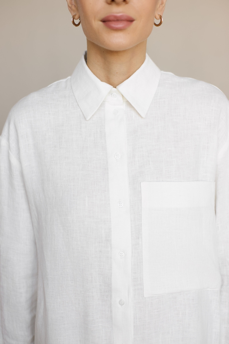 Oversized Relaxed Button Up Shirt