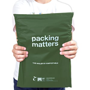 Compostable Mailer – Recyclable Mailers - Shipping Bag – Eco-friendly Mailing Bag – Poly Bag -  10 Pcs