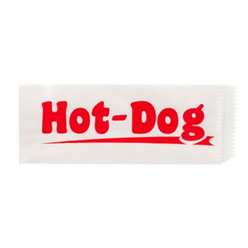 Hot Dog Wrapper Sleeves 50 PCS Paper Hot Dog Bags Compostable Packing Hot Dog Wrappers Paper