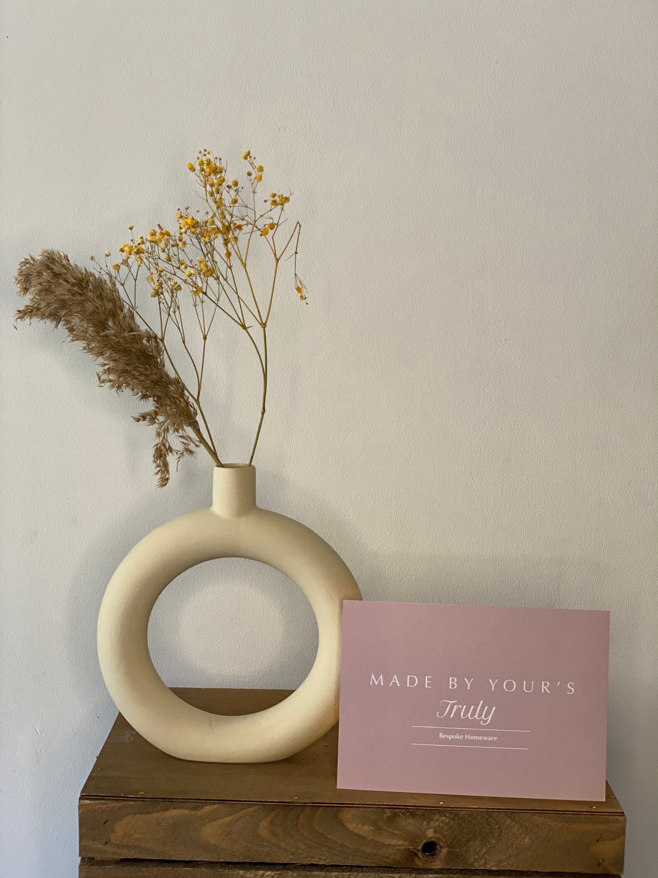 Donut Flower Arrangement Vase Etsy