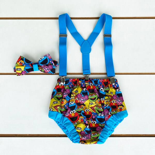 The Cookie Monster Design Dress For Baby Boy #MAE305