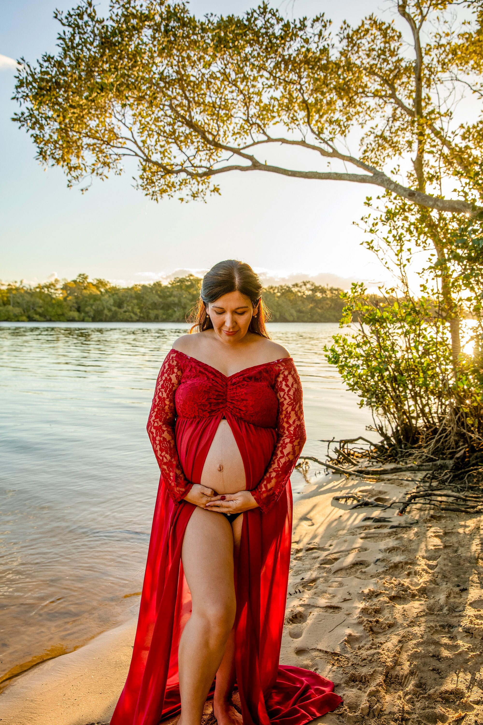 Plus Size Maternity Dress for Photo Shoot -  Canada